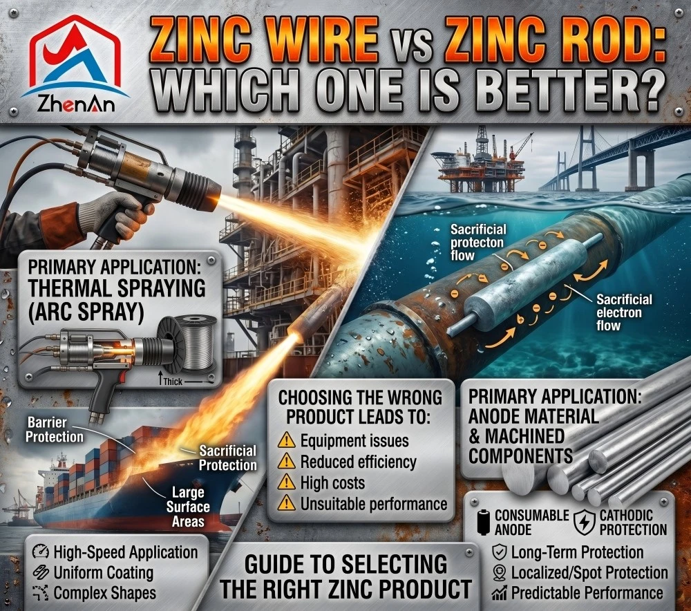Zinc Wire Vs Zinc Rod Which One Is Better For Your Application Zinc Wire Vs Zinc Rod Which One Is Better For Your Application