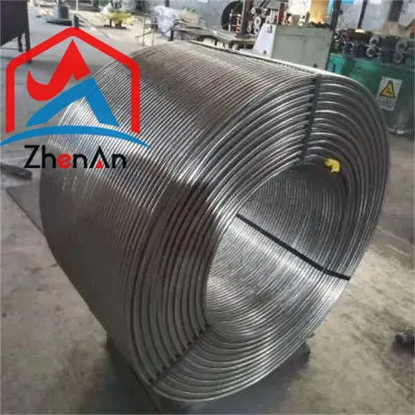 mixing and coating metallic calcium with a certain proportion of iron powder mixing and coating metallic calcium with a certain proportion of iron powder